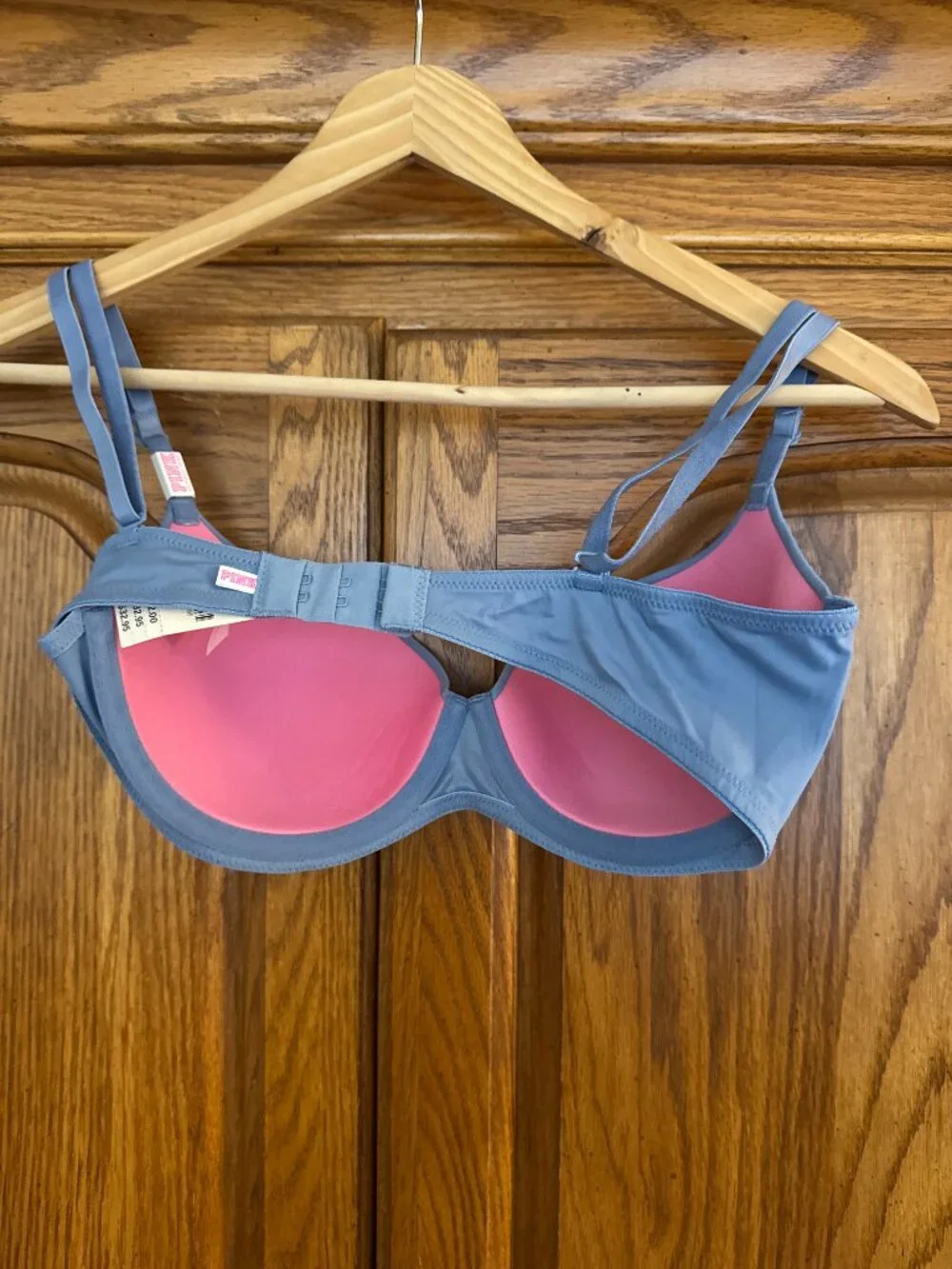 PINK Victoria's Secret Light Blue T-Shirt Bra
